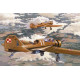 Modell i plast PZL-23A Karas tidig version