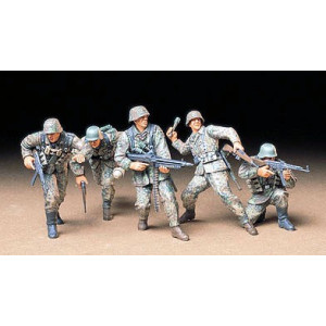 Zestaw żołnierzy german front line infantrymen