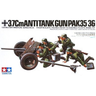 Model plastikowy german 37 mm anti-tank gun