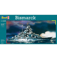 Modell av plast Bismarck (mini)