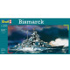 Modell av plast Bismarck (mini)
