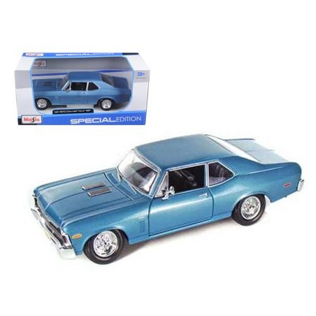 Modellkomposit Chevy Nova SS 1970 grön 1:24