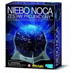 Projektionsset himmel på natten