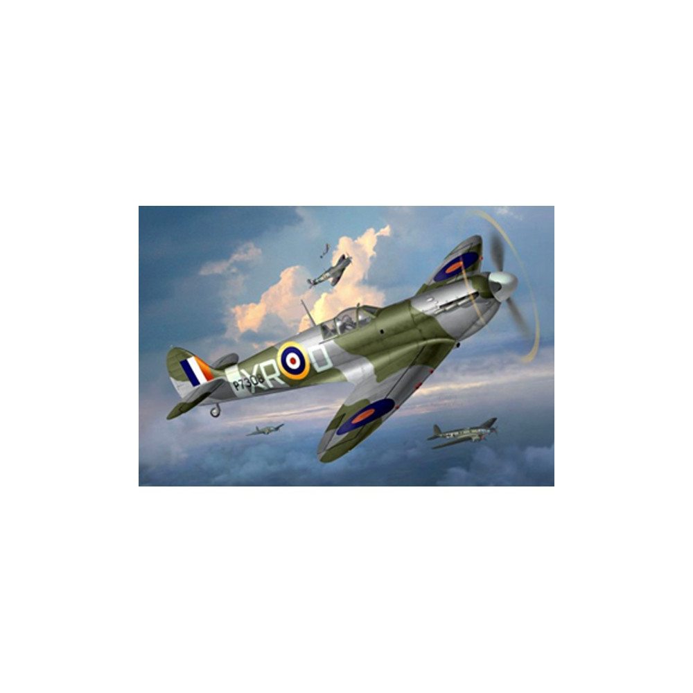 Modell av Supermarine Spitfire Mk II i plast