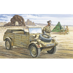 Modell i plast av VW Typ 82 Kübelwagen