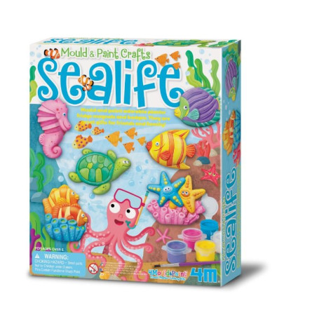 Gipsavtryck av undervattenvärlden