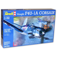 Modell av plastflygplanet Vought F4U-1A Corsair