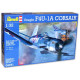 Modell av plastflygplanet Vought F4U-1A Corsair