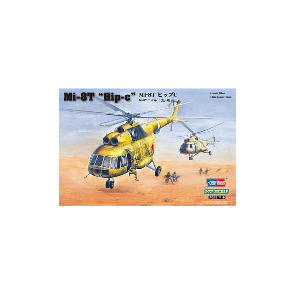 Modell av plast Mi-8T Hip-C