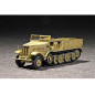 Modell av tysk plast sd.kfz.9 schwere zugkraftwagen 18t typ f3