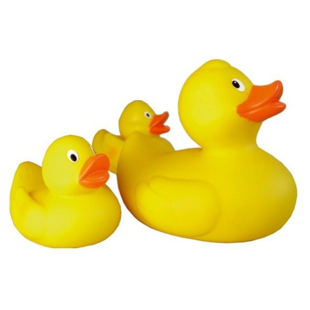 Badleksaker för badet - ankfamiljen