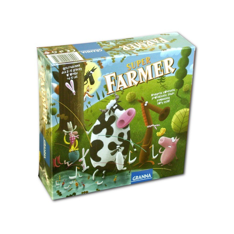 Spelet Super Farmer från ranchen