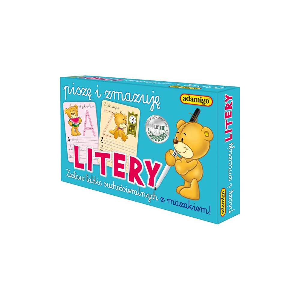 Zestaw tablic piszę i zmazuję litery Zestaw tablic piszę i zmazuję litery