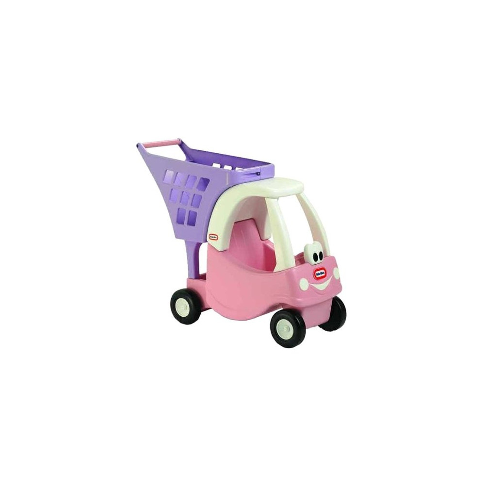 Rosa vagn med kundvagn Rosa vagn med kundvagn