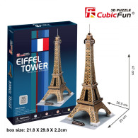 Pussel 3D Eiffeltornet