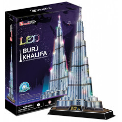 Pussel 3D Burj Khalifa (Ljus)