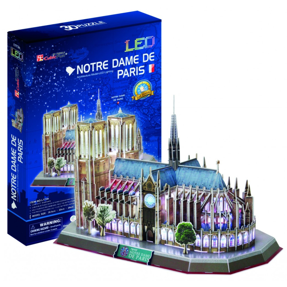 Pussel 3D Notre Dame (Ljus) Pussel 3D Notre Dame (Ljus)