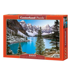 Pussel med 1000 bitar, kanadensiskt bergsjö