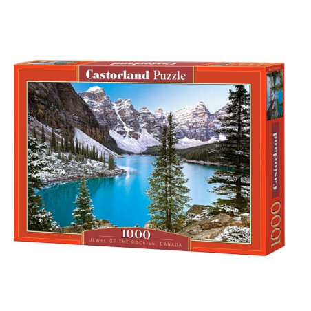 Pussel med 1000 bitar, kanadensiskt bergsjö