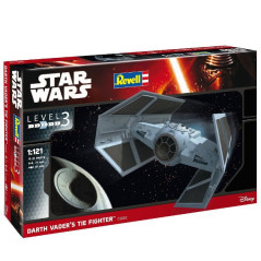 Modell av plast Star Wars Darth Vaders TIE-fighter