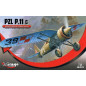 Modell i plast av PZL P-11c version med bomber
