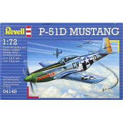 Modell av plast P-51D Mustang