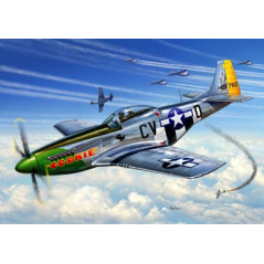 Modell av plast P-51D Mustang