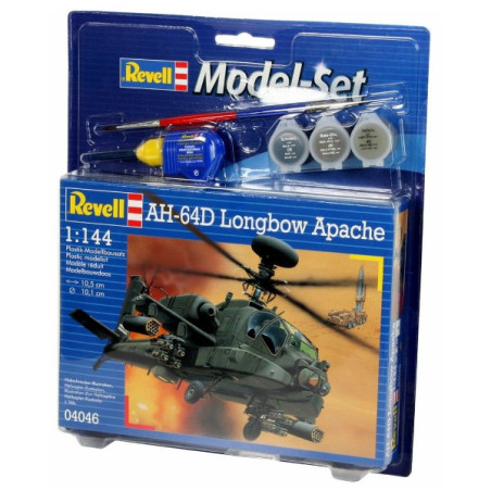 Modell i plast av AH-64D Longbow