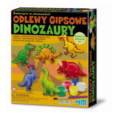 Gipsavgjutningar, dinosaurier