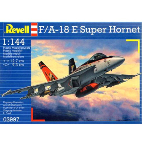 Modell av en plast FA-18E Super Hornet