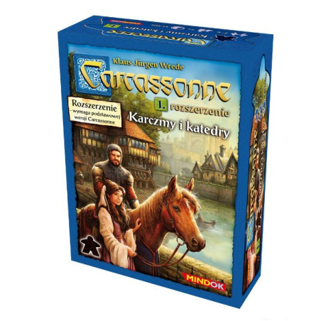 Spelet Carcassonne PL 1. Tavernor & Katedraler, Utgåva 2