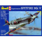 Modell av en plast Spitfire Mk V b
