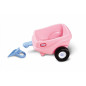Cozy Coupe släpvagn rosa