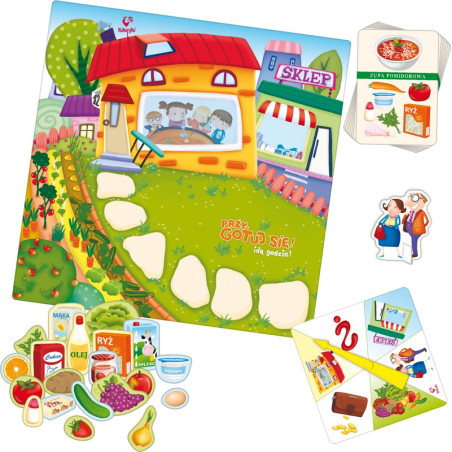 Förbered brädspel.