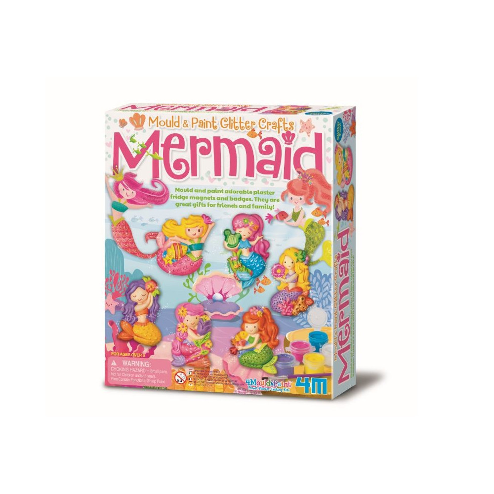 Kreativt set med glittrande sjöjungfrur Kreativt set med glittrande sjöjungfrur