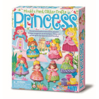 Kreativt set med glittrande prinsessor