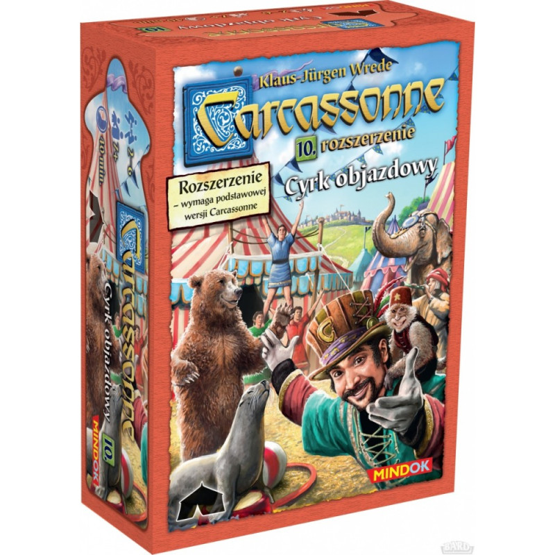 Spelet Carcassonne PL 10: Cirkus turné, utgåva 2