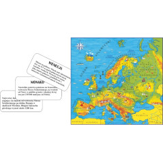 Dra fingret över kartan - Europa