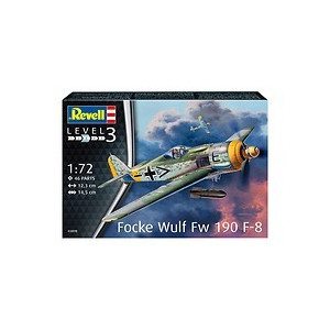 Modell av plast Focke Wulf FW190 F-8
