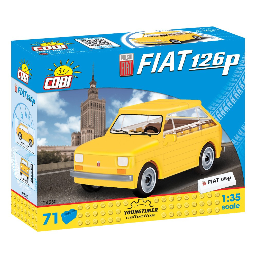 Klocki 71 elementów polski fiat 126p