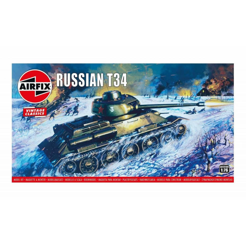 Modell av plasttank T-34/85