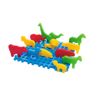 Klocki konstrukcyjne mini zoo