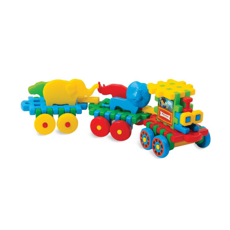 Byggklossar tåg mario