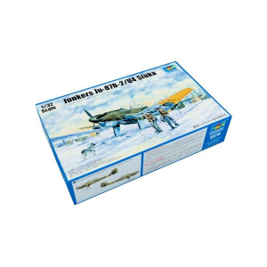 Modell i plast av Junkers Ju-87B-2U-4 Stuka