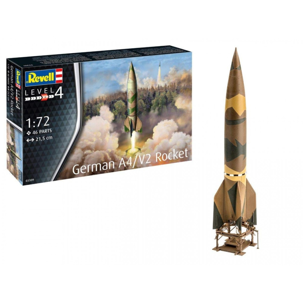 Model plastikowy rakieta niemiecka a4v2