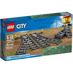 Klocki city 60238 zwrotnice