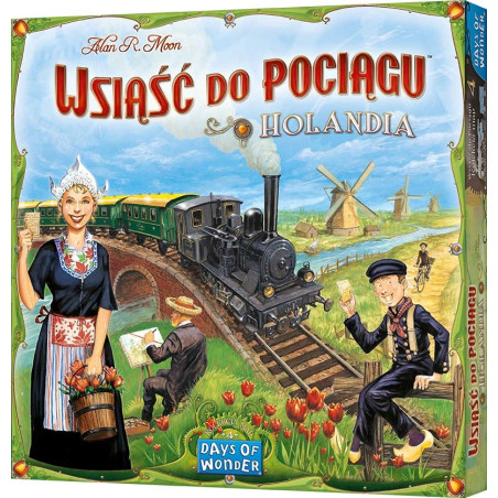 Spel att gå ombord på tåget samling kartor 4 - Nederländerna