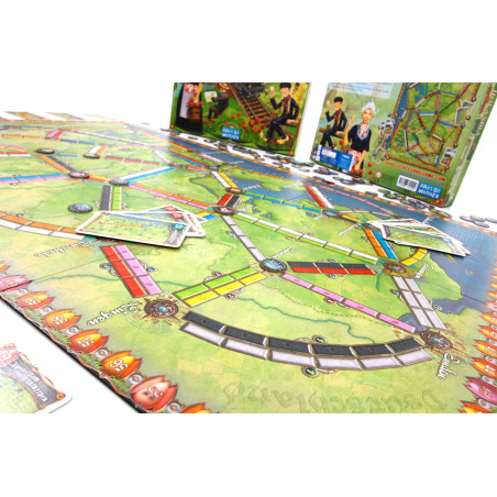 Spel att gå ombord på tåget samling kartor 4 - Nederländerna