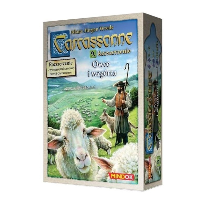 Carcassonne PL utgåva 2.0, 9 får och kullar