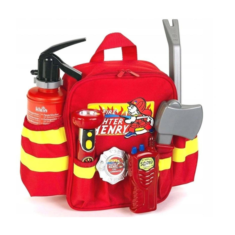 Brandmannen Henrys ryggsäck.